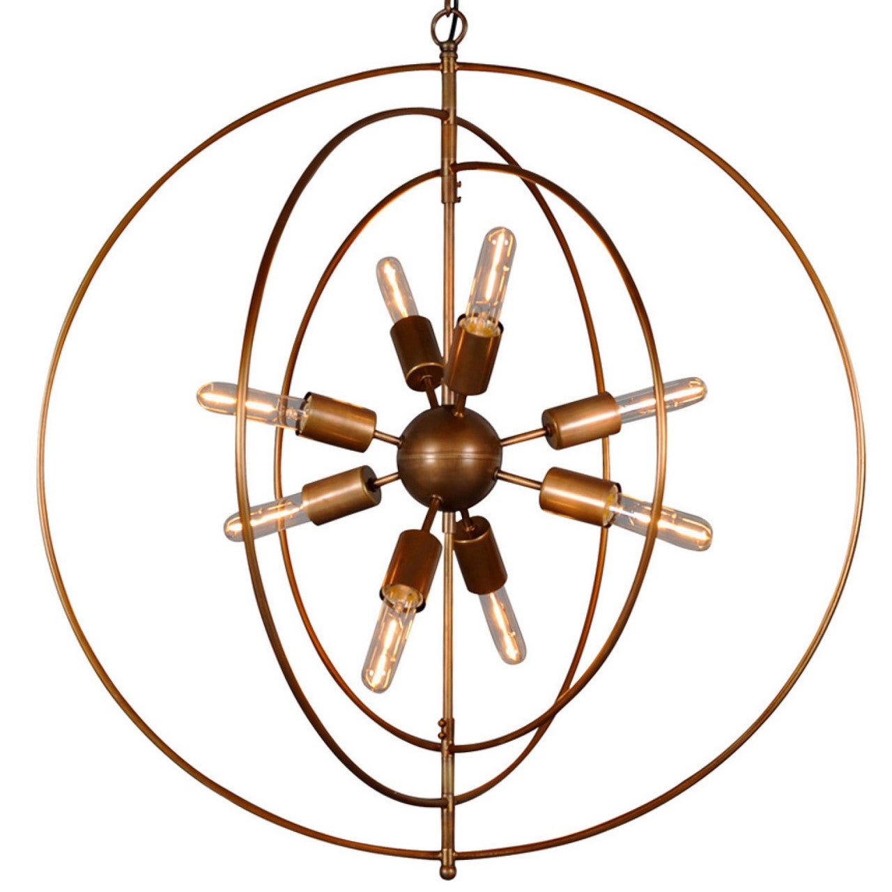 Cosmos Small Iron Chandelier
