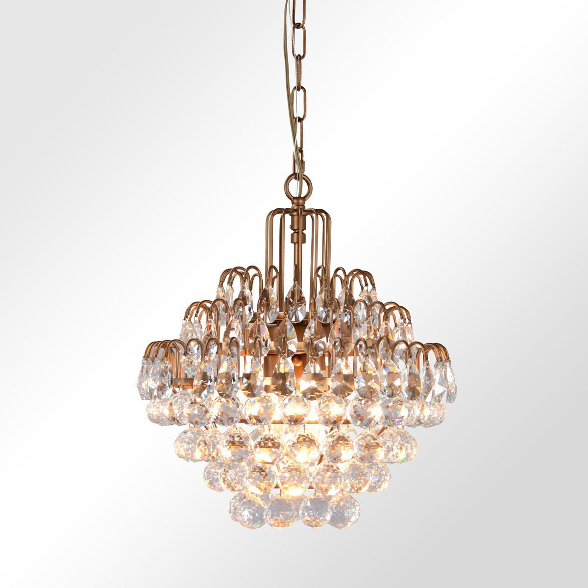 Amelie Crystal Chandelier 16"