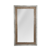 Charlotte Floor Mirror - Weathered Cement - Natural/Gray