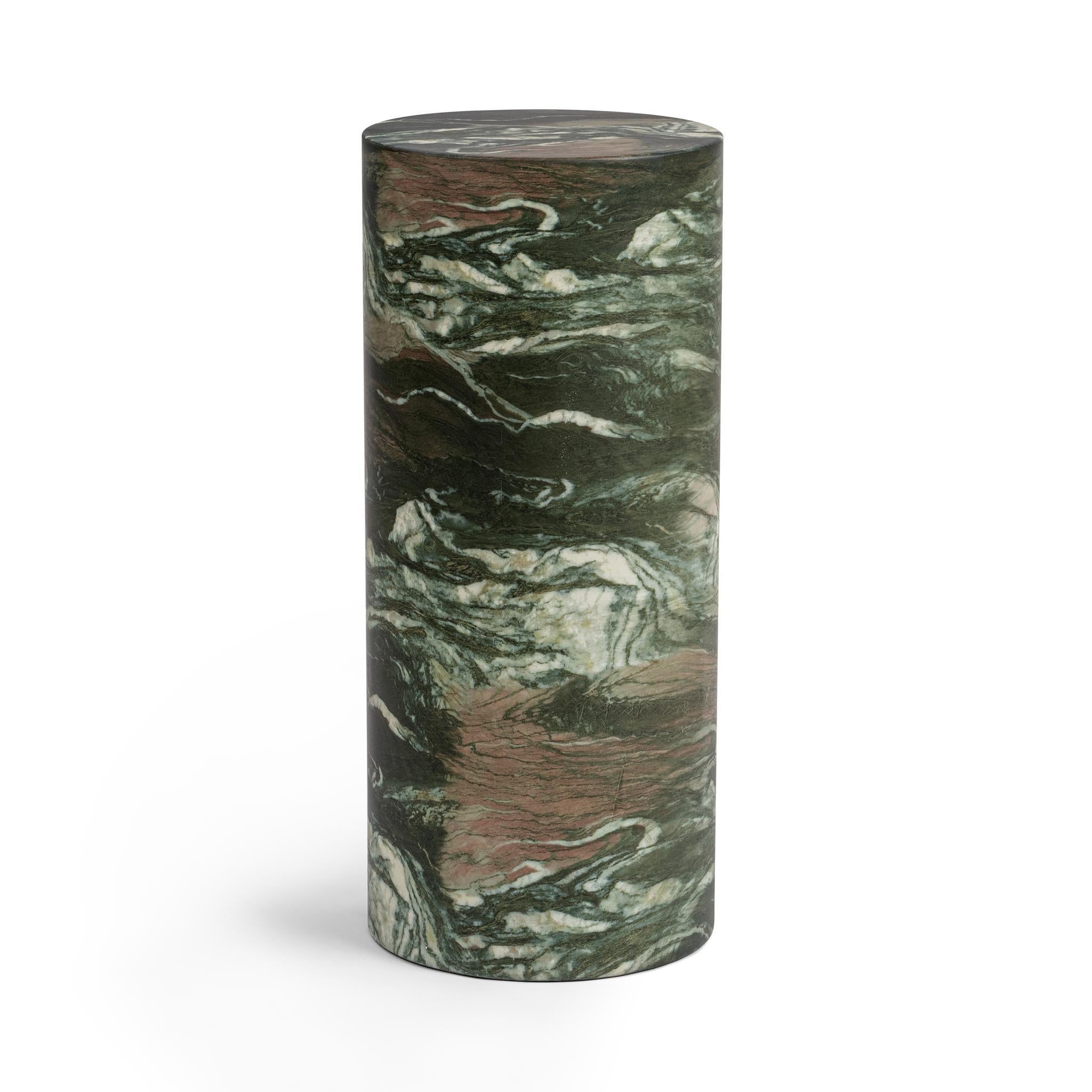 Norfolk Round Medium Display Pedestal - Green