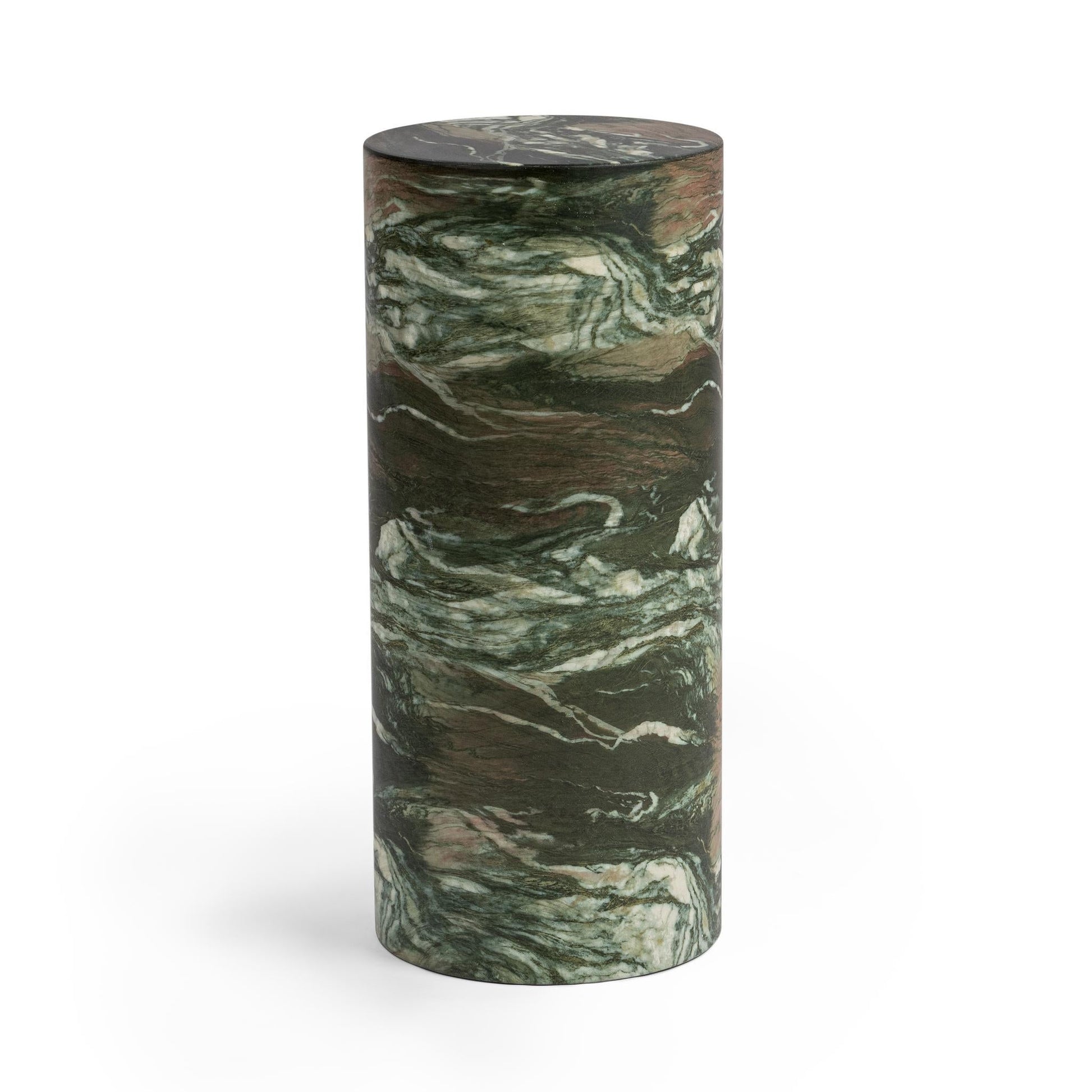 Norfolk Round Medium Display Pedestal - Green