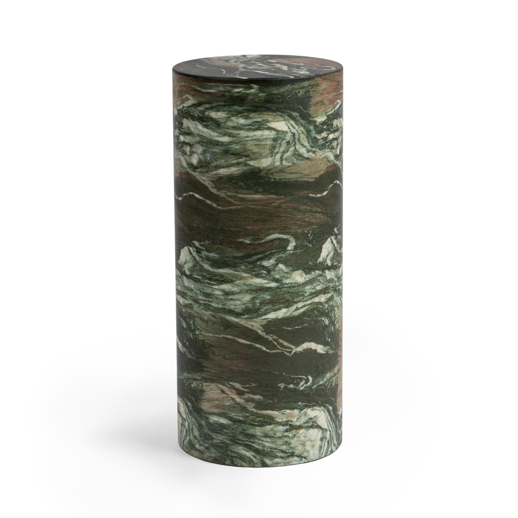 Norfolk Round Medium Display Pedestal - Green