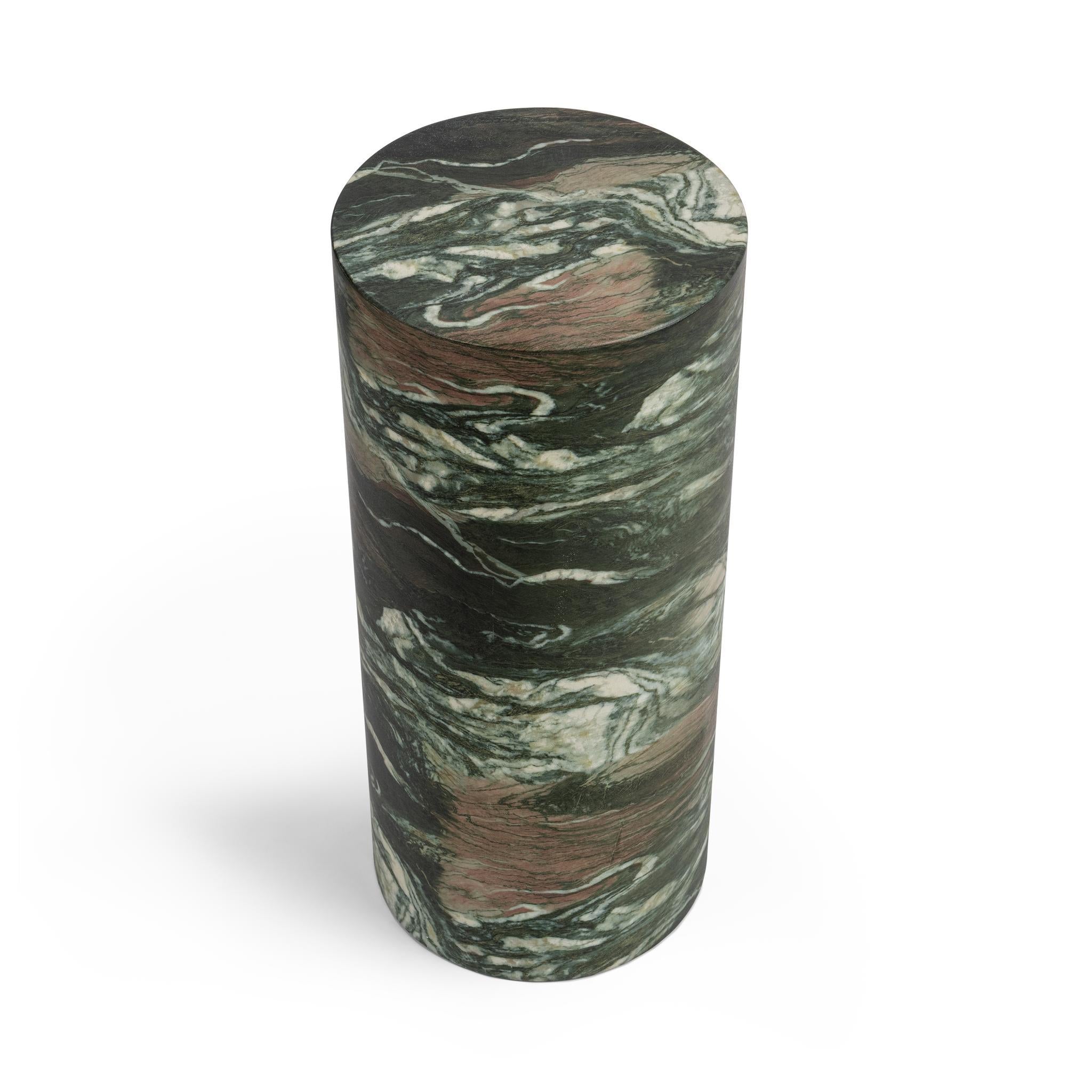 Norfolk Round Medium Display Pedestal - Green