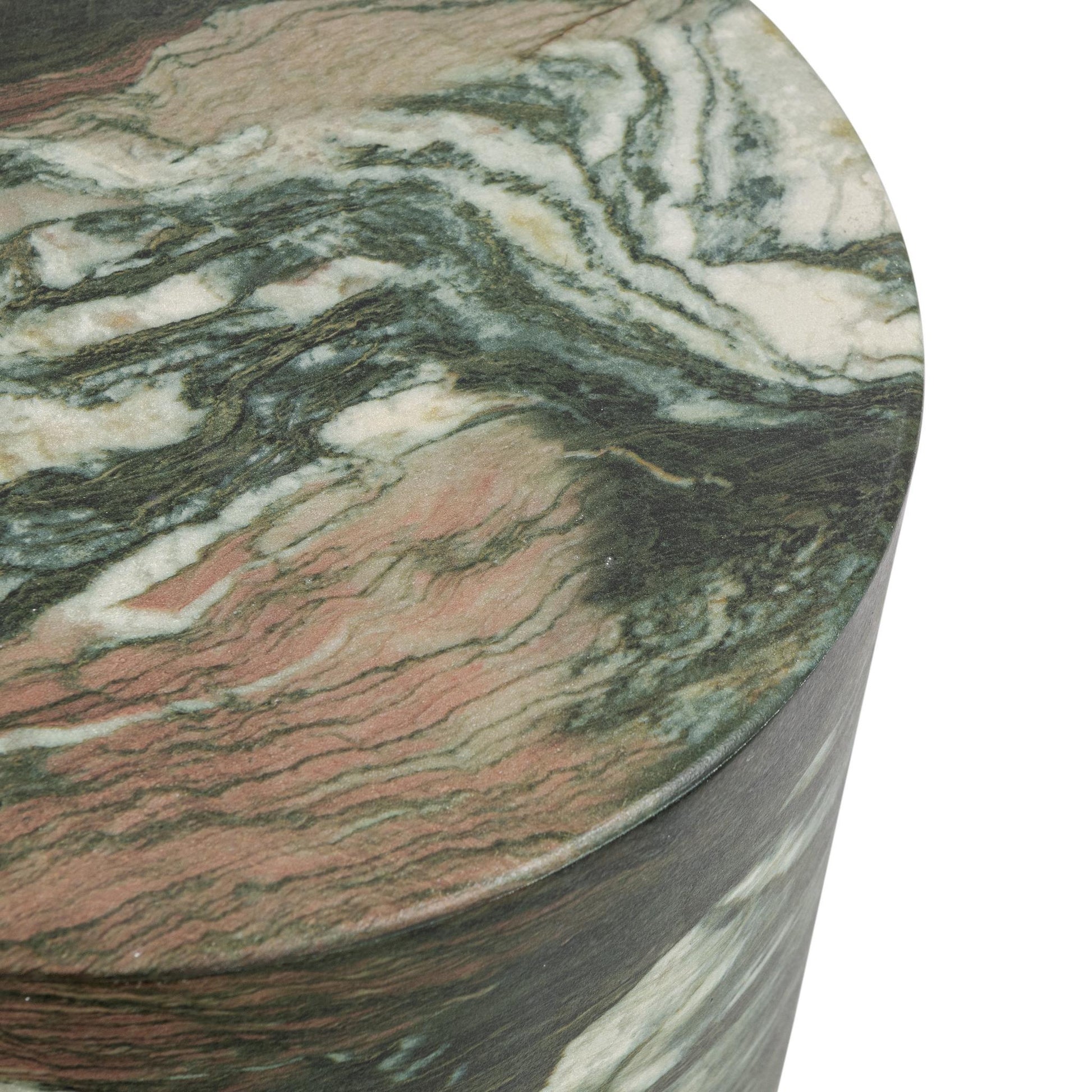 Norfolk Round Medium Display Pedestal - Green