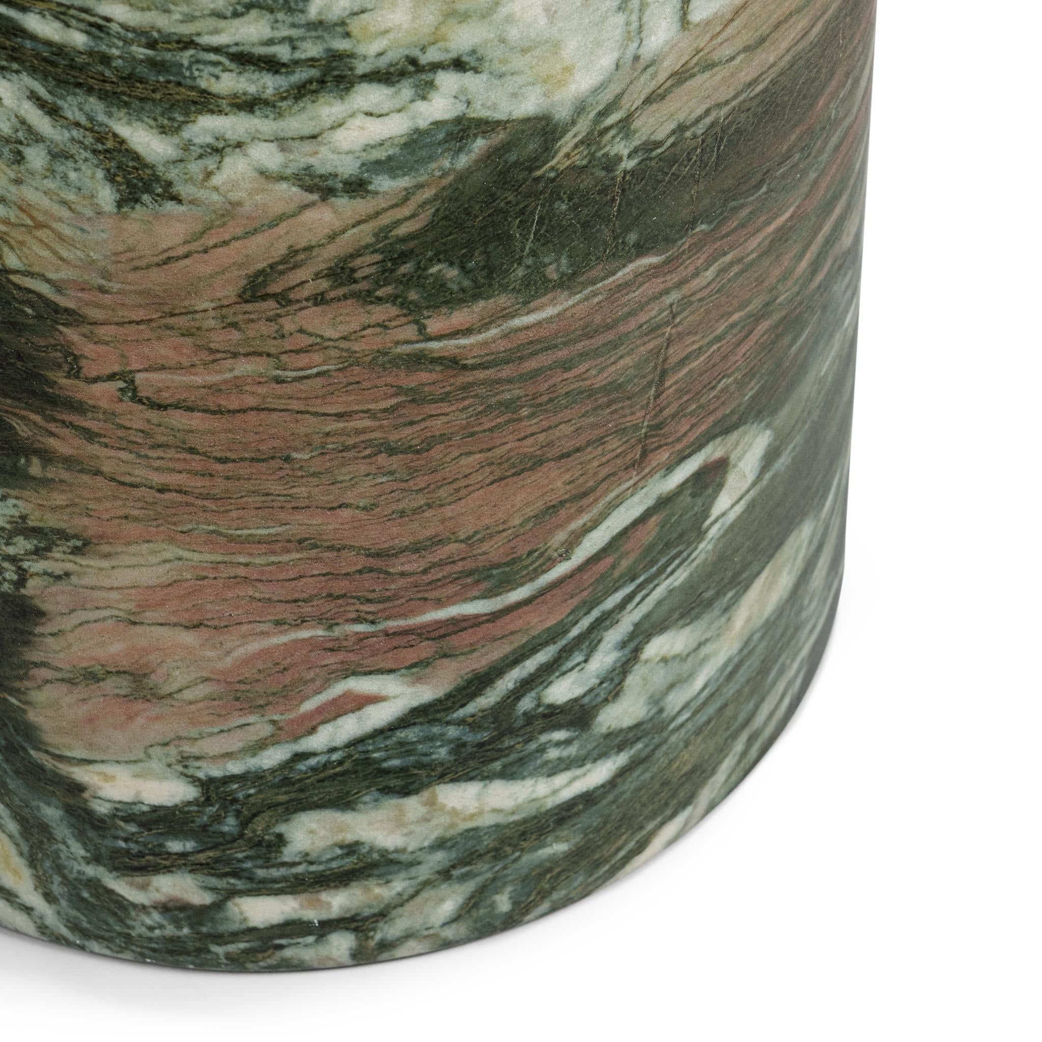 Norfolk Round Medium Display Pedestal - Green