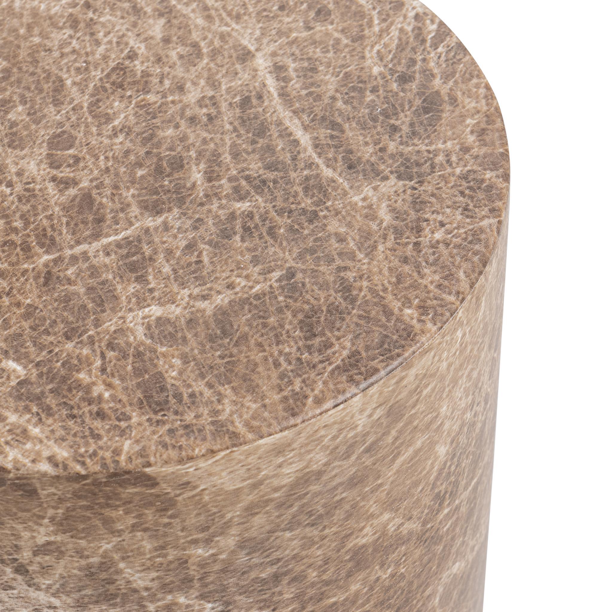 Norfolk Round Medium Display Pedestal - Green