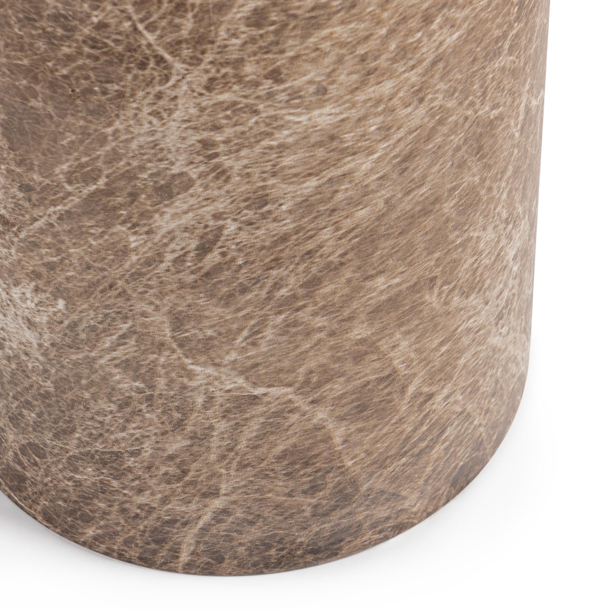 Norfolk Round Medium Display Pedestal - Green