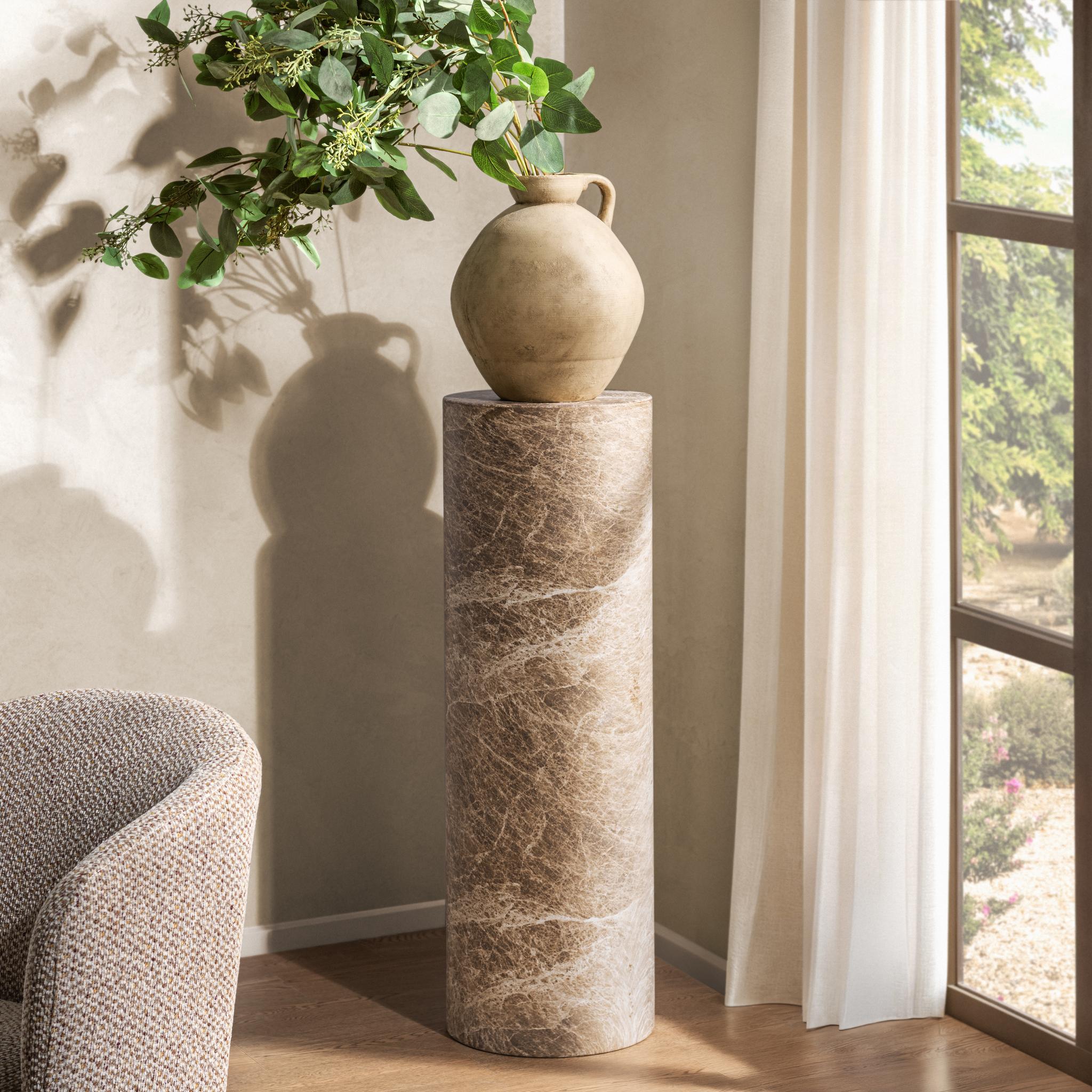 Norfolk Round Large Display Pedestal - Green