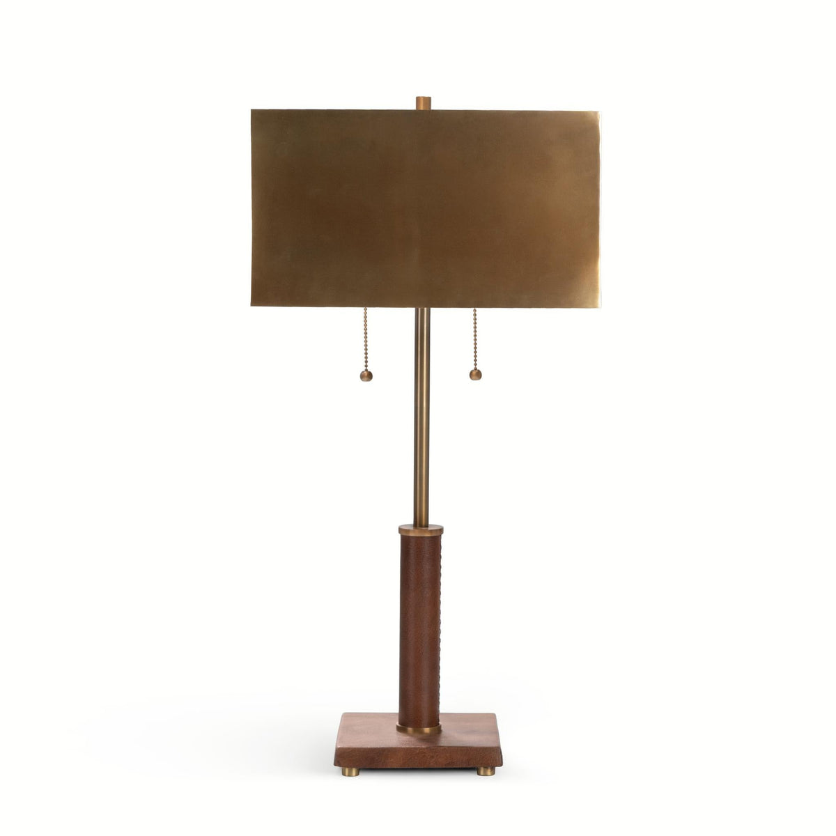 Verona Twin Pull Table Lamp - Cognac / 27" by Classic Home - view 2