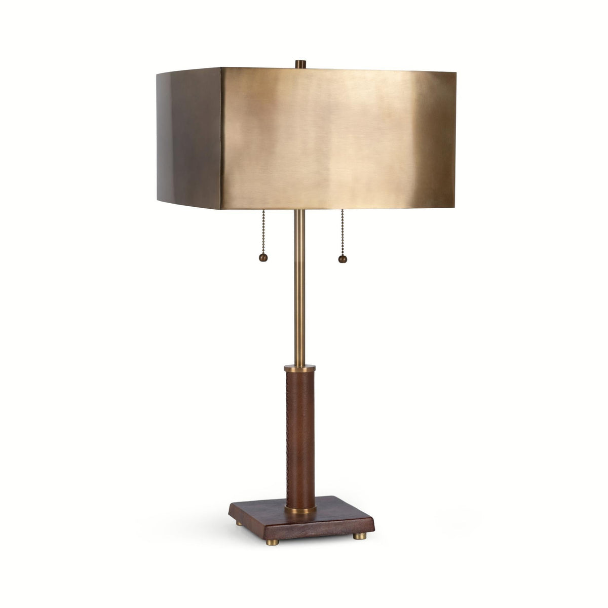 Verona Twin Pull Table Lamp - Cognac / 27" by Classic Home - view 3