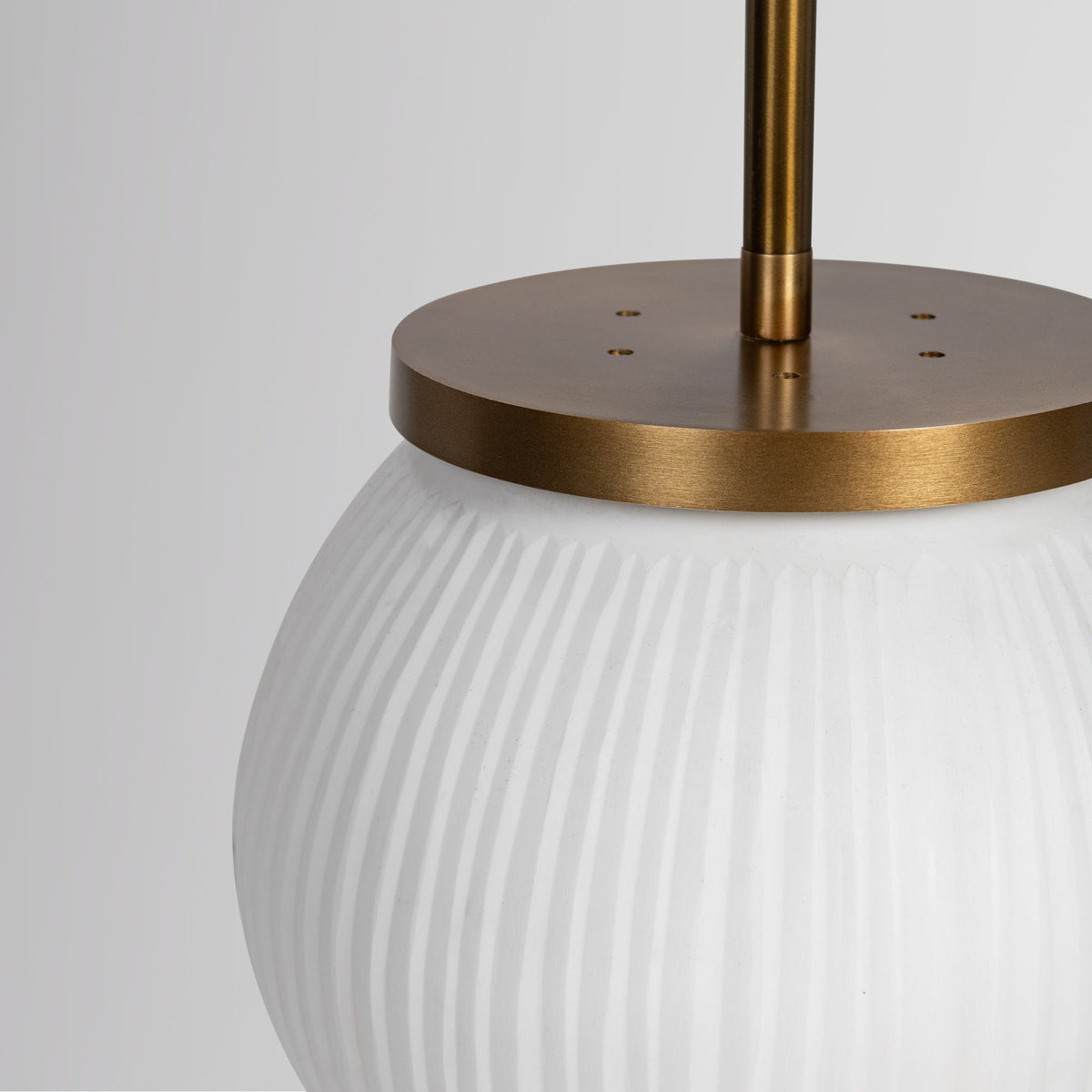 Meridian Pendant - Milk Glass / 10" by Classic Home - view 5