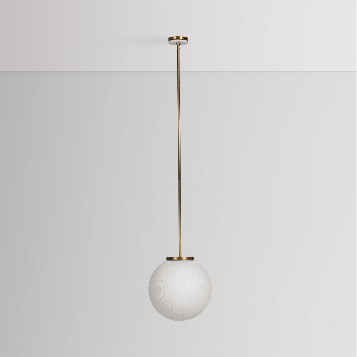 Meridian Pendant - Milk Glass / 16" by Classic Home - view 2
