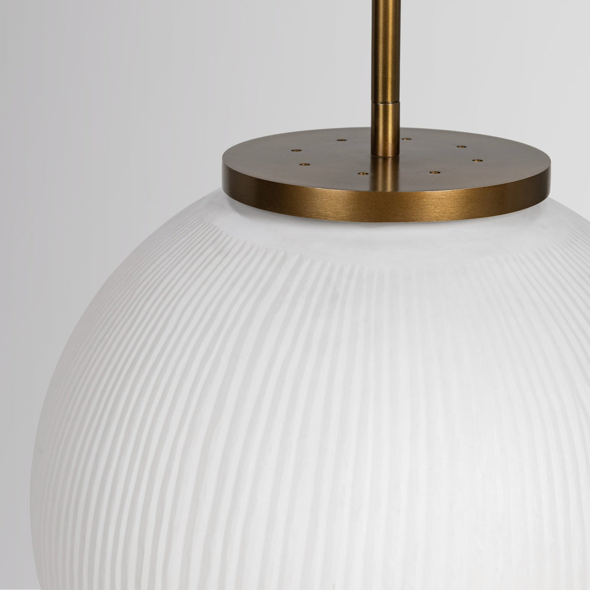 Meridian Pendant - Milk Glass / 16" by Classic Home - view 5