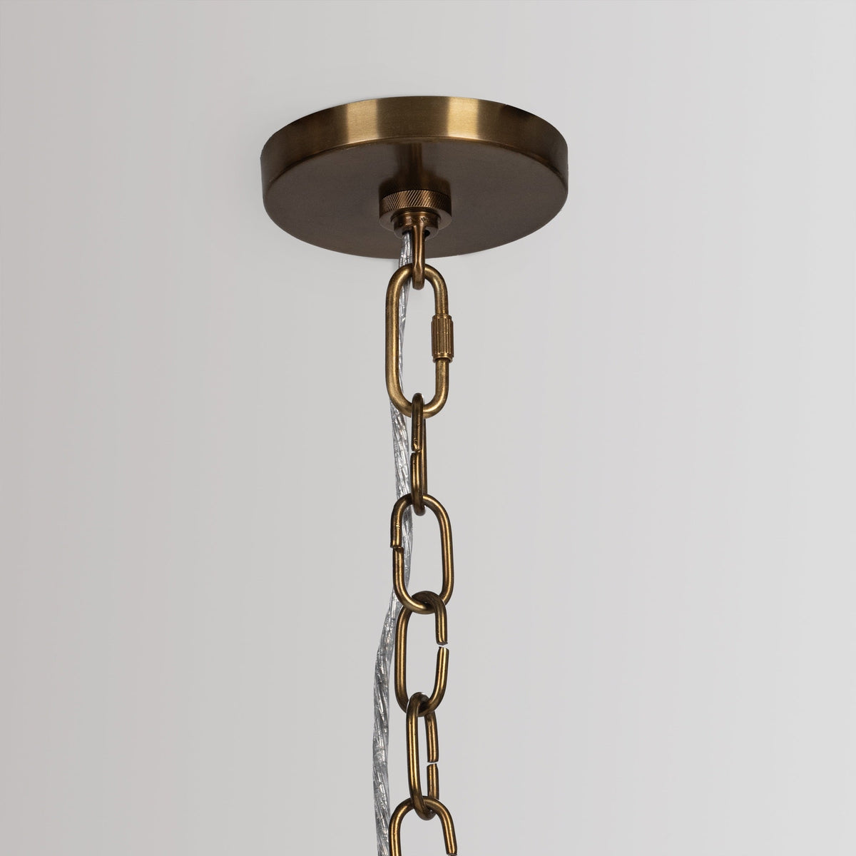 Amara Chandelier - Natural Rattan / 33" by Classic Home - view 4