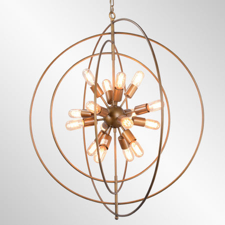 Cosmos Iron Large Chandelier