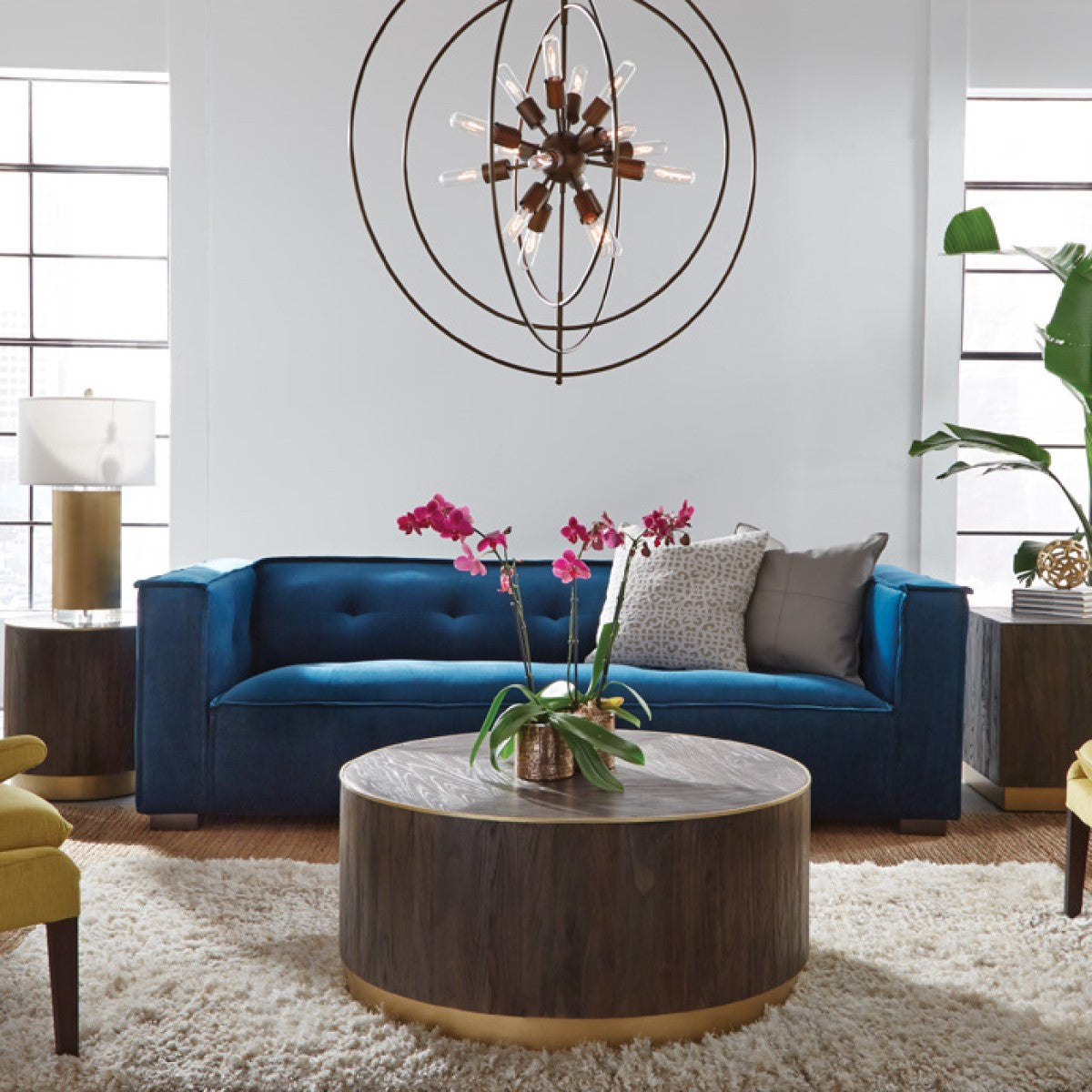 Cosmos Large Iron Chandelier