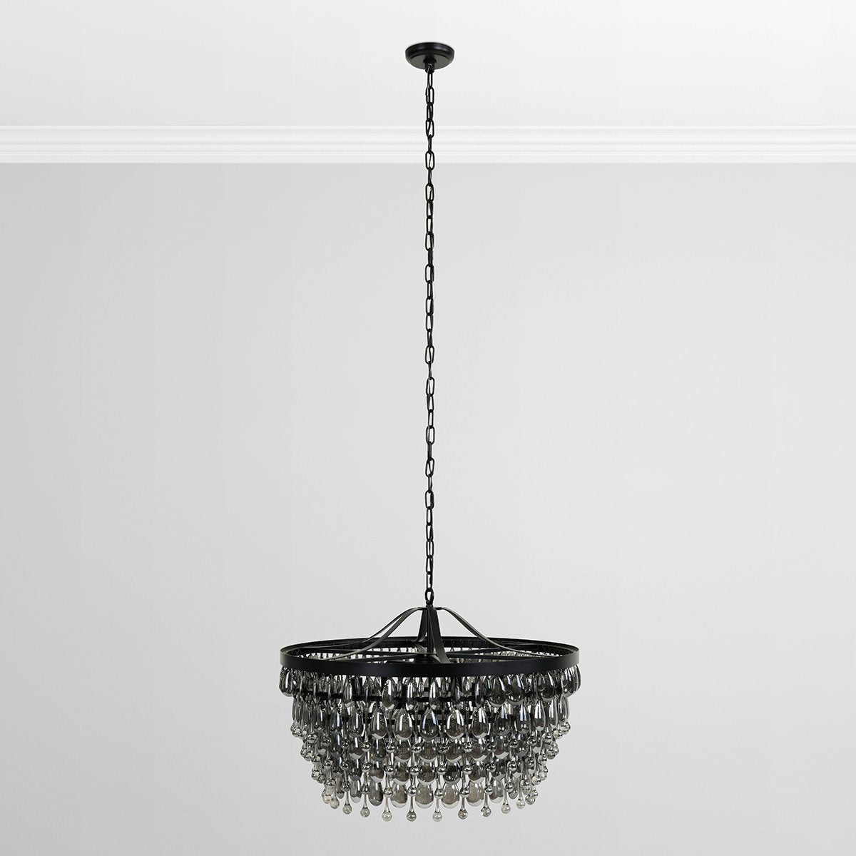 Renata Chandelier - Black - Medium