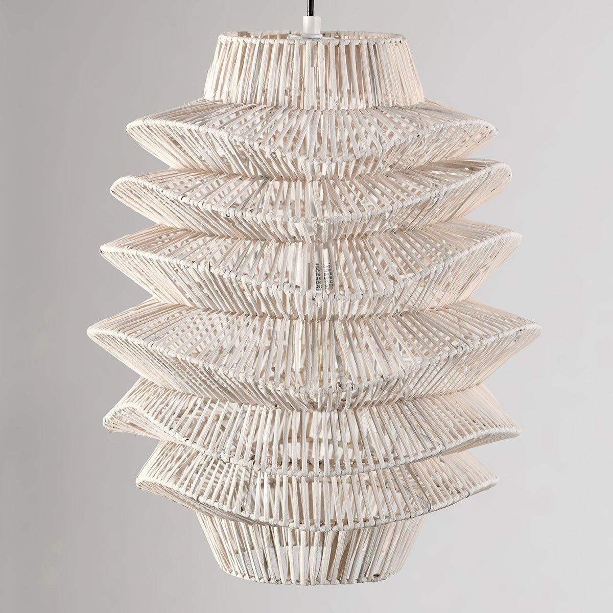 Shelly Pendant - White - Medium