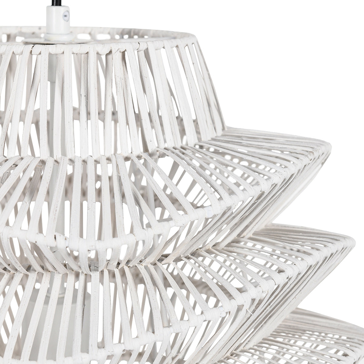 Shelly Pendant - White - Medium