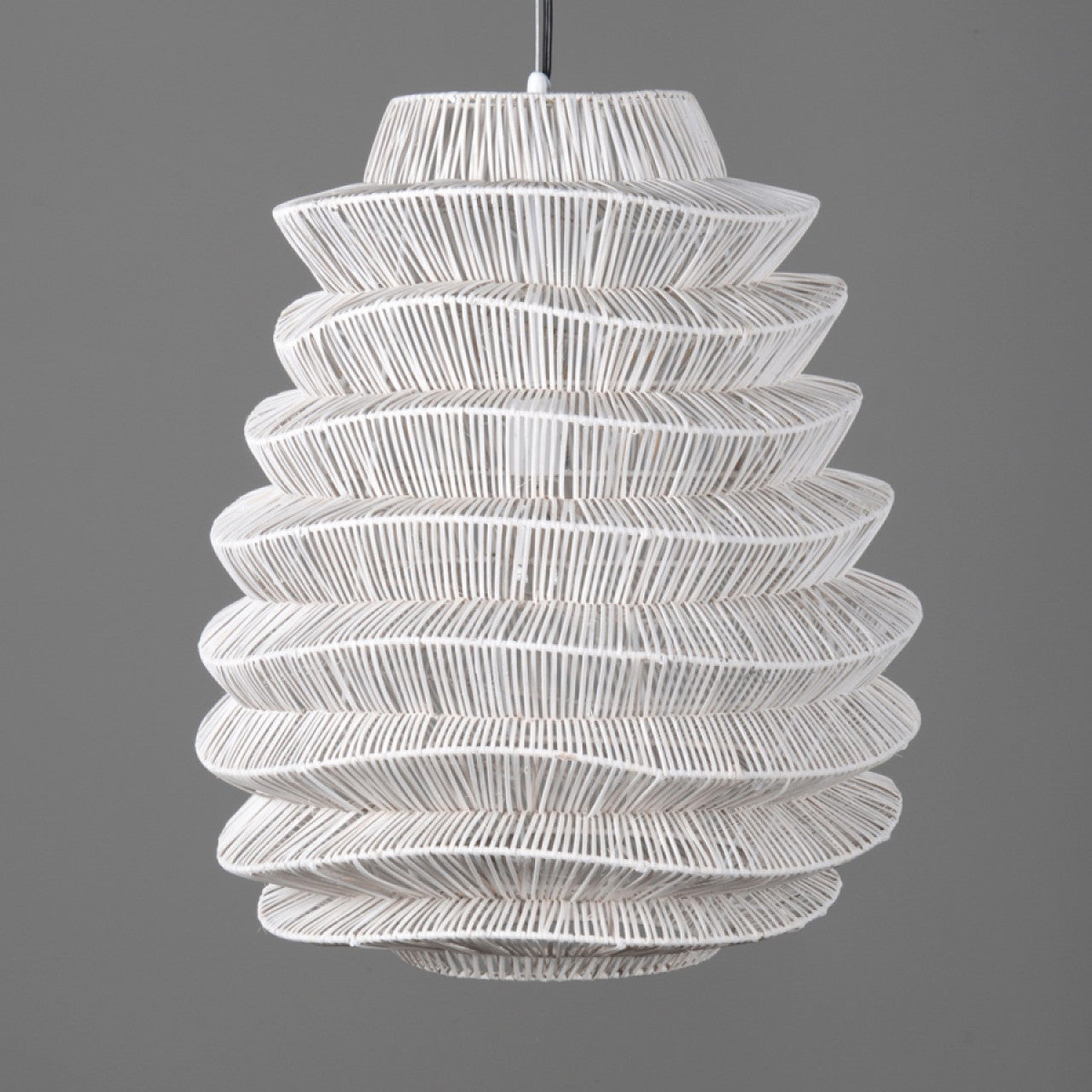 Shelly Large White Pendant