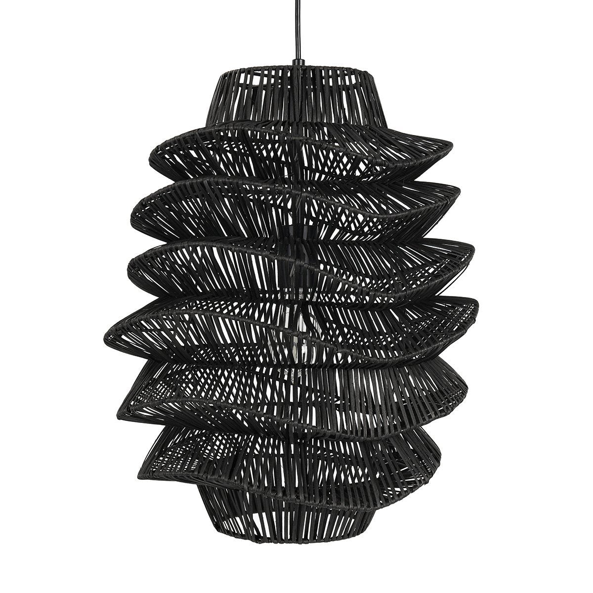 Shelly Pendant - Black - Large