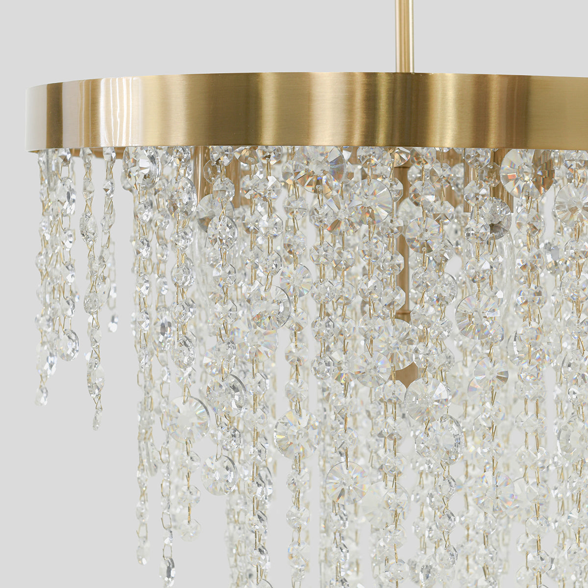 Juniper Chandelier - Brass - Clear/Brass