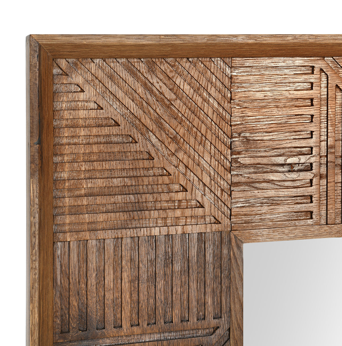 Santa Barbara Solid Wood Square Mirror