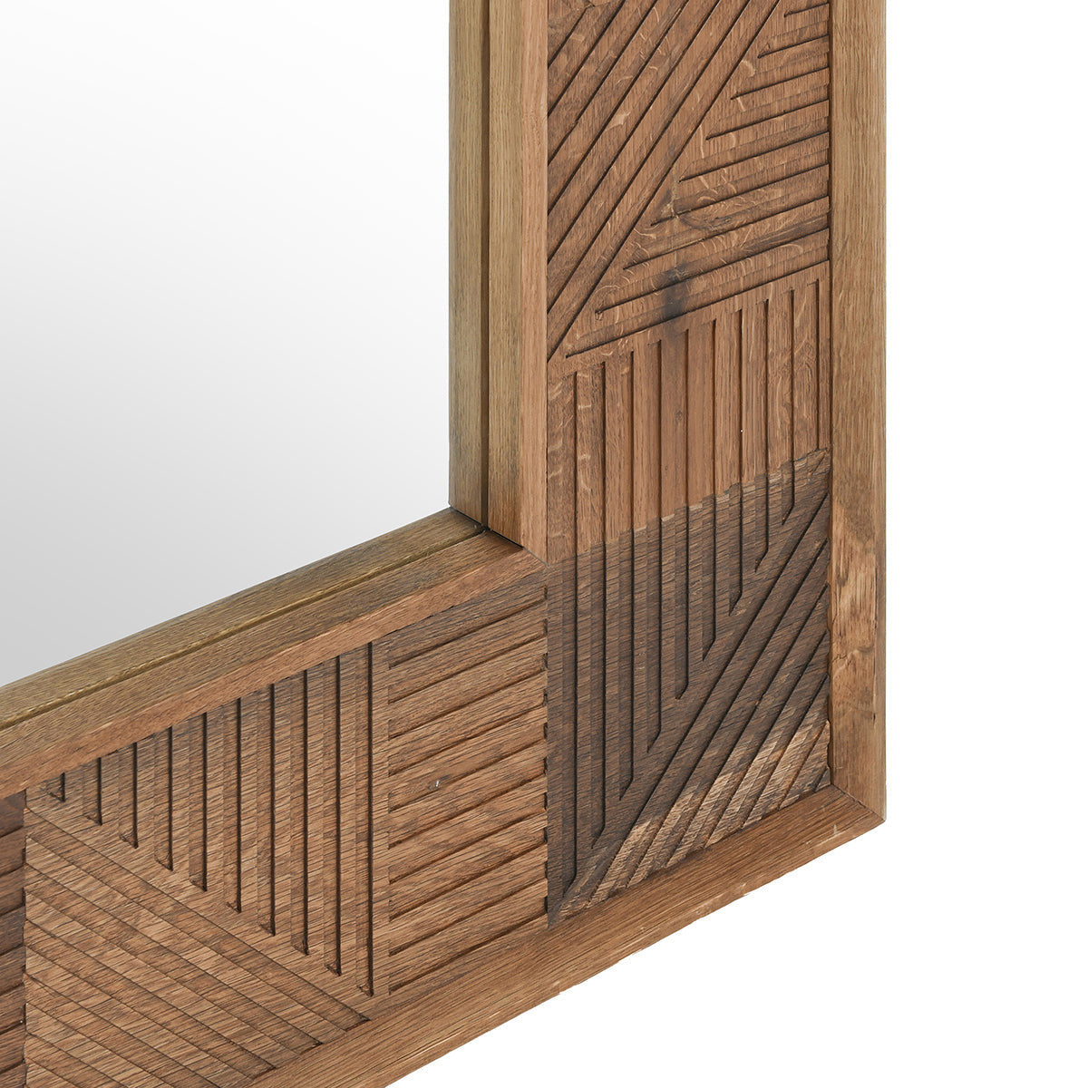 Santa Barbara Solid Wood Square Mirror