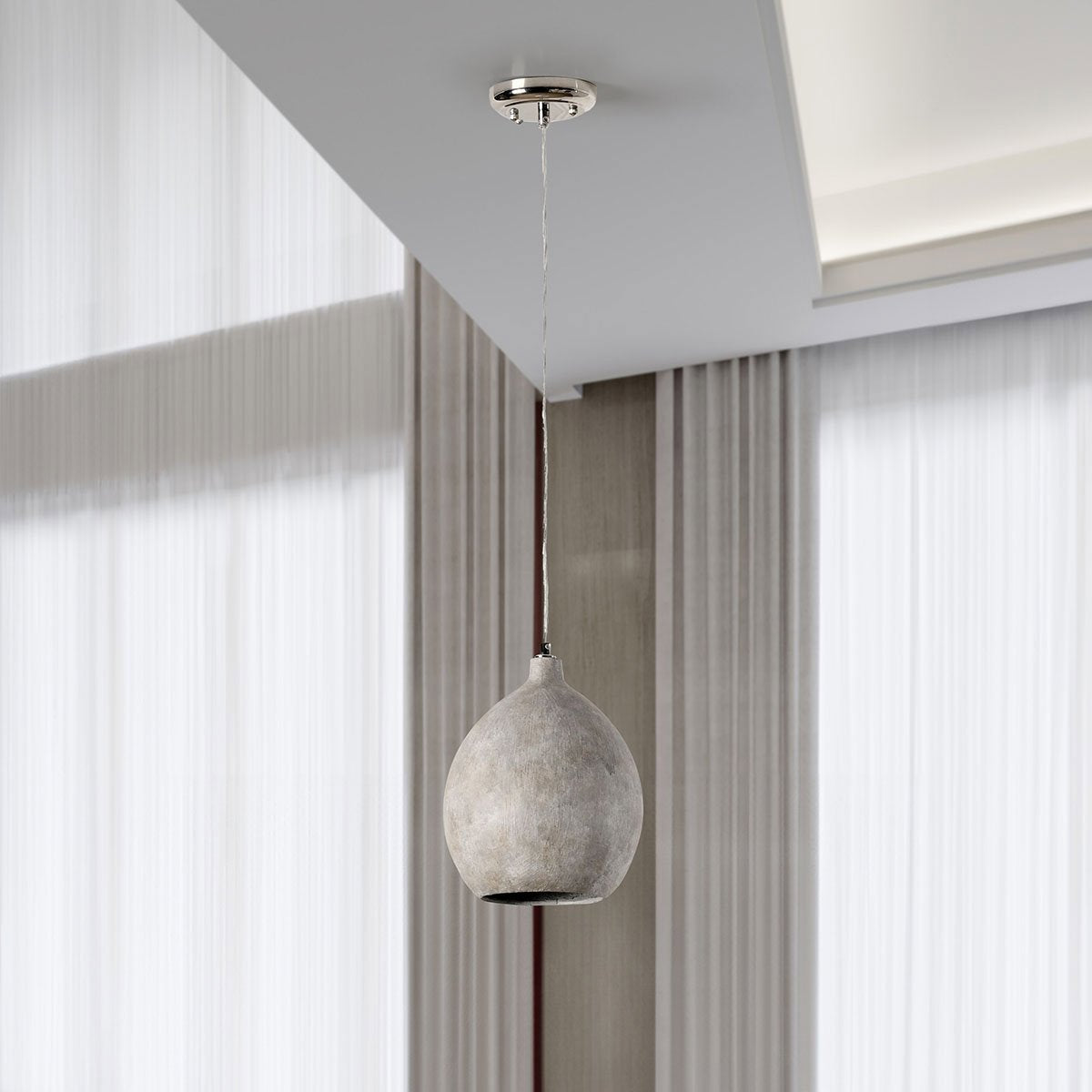 Teresa Pendant - Deep Gray
