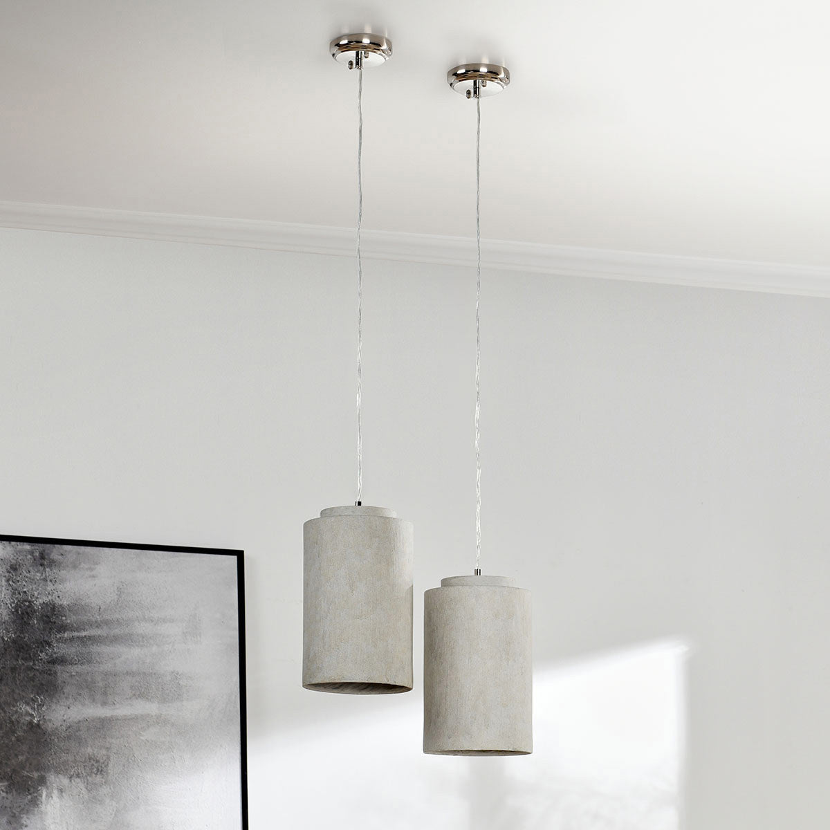 Joel Pendant - Light Gray