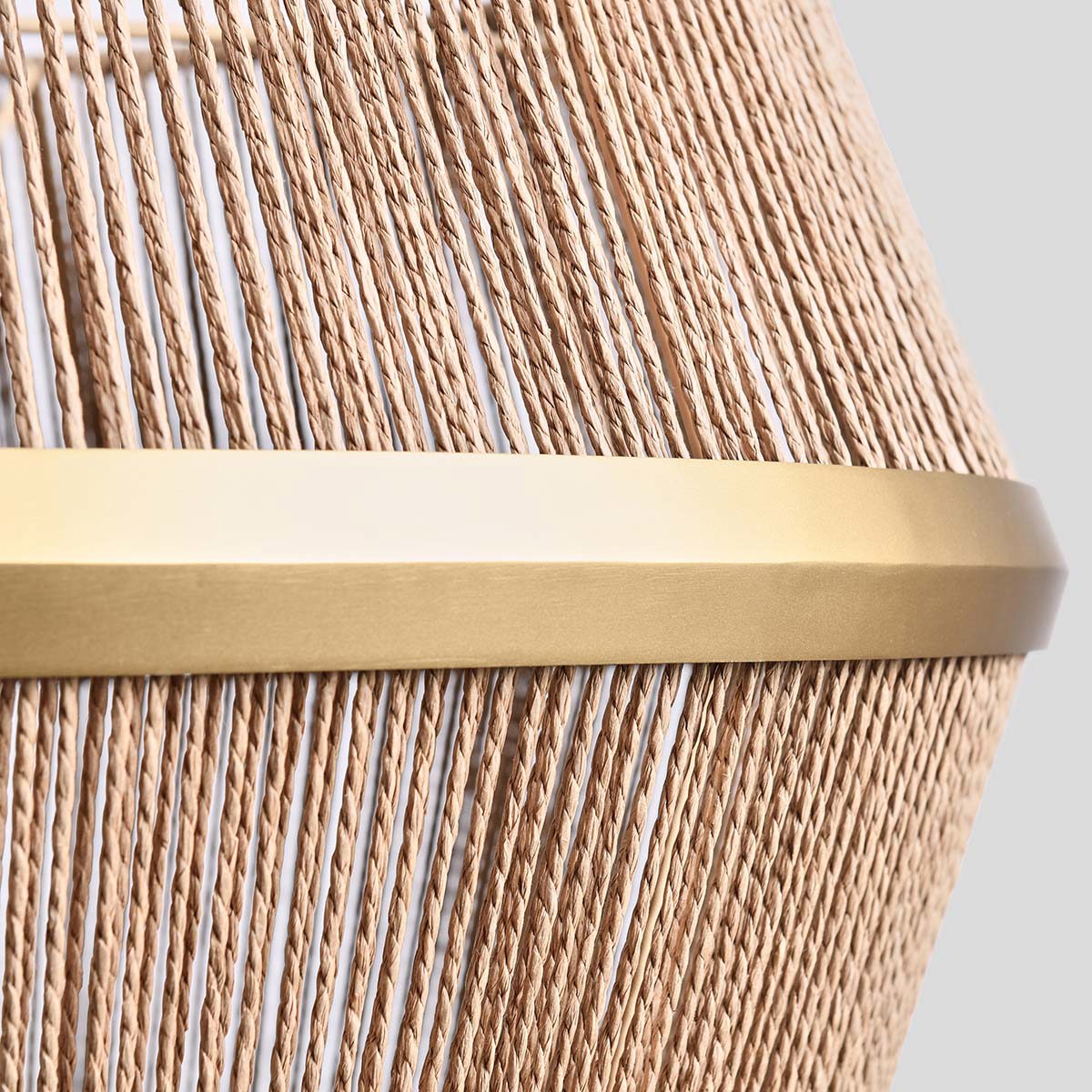 Wendy Chandelier - Natural/Gold