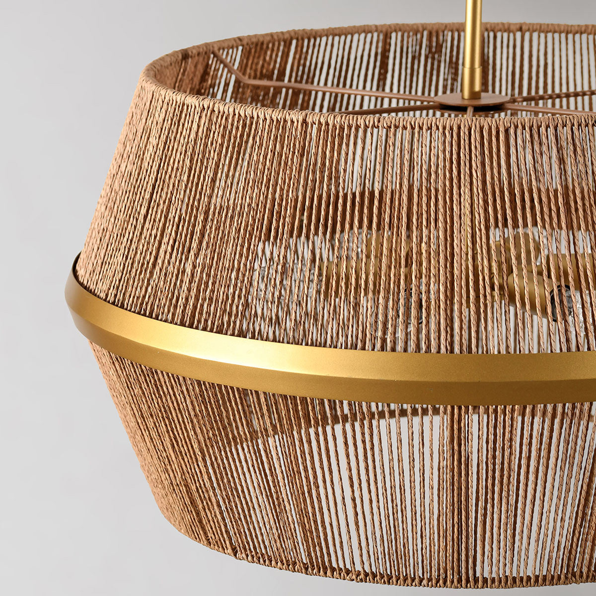 Wendy Chandelier - Natural/Gold