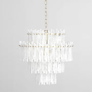 Everly Chandelier - Clear/White