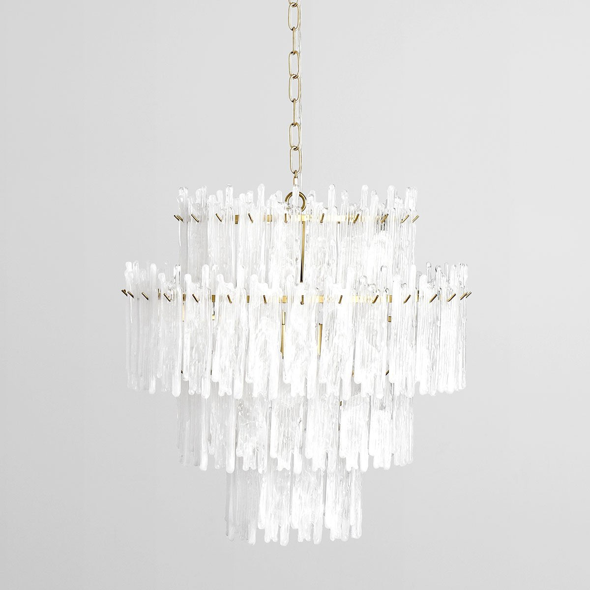 Everly Chandelier - Clear/White