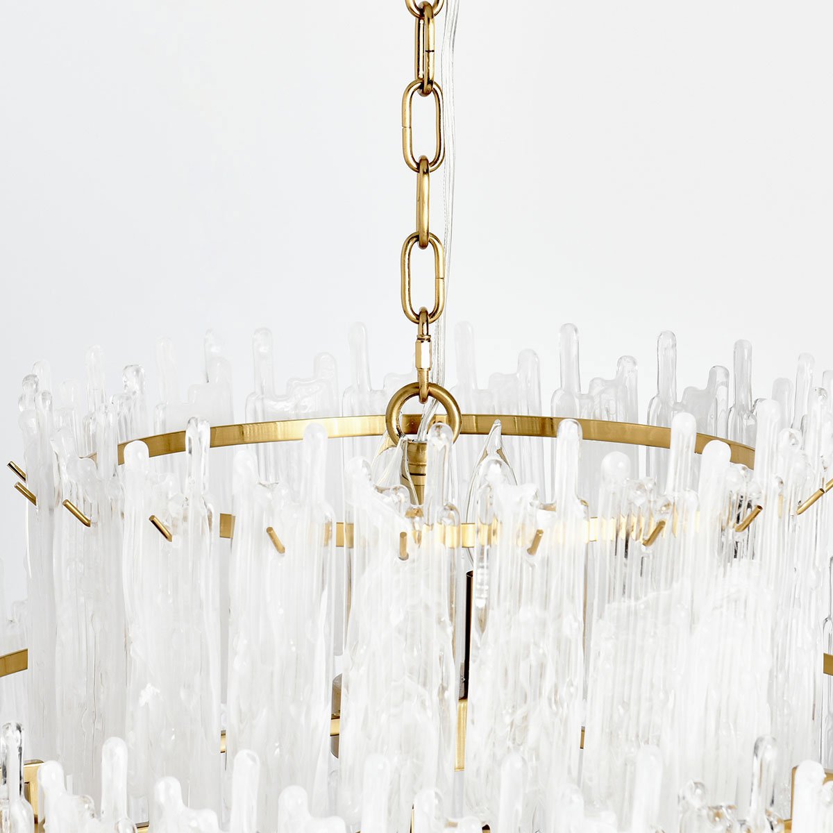Everly Chandelier - Clear/White