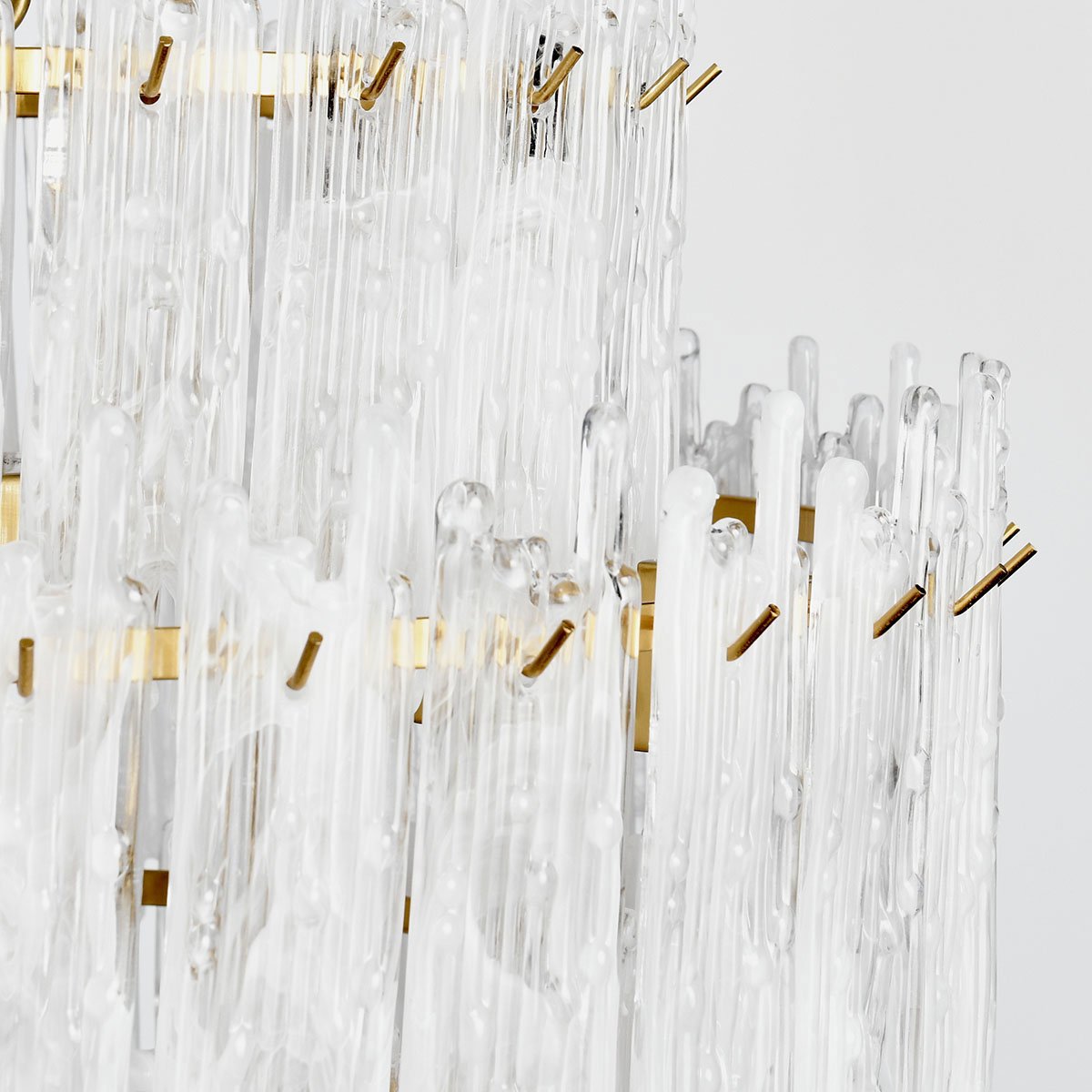 Everly Chandelier - Clear/White