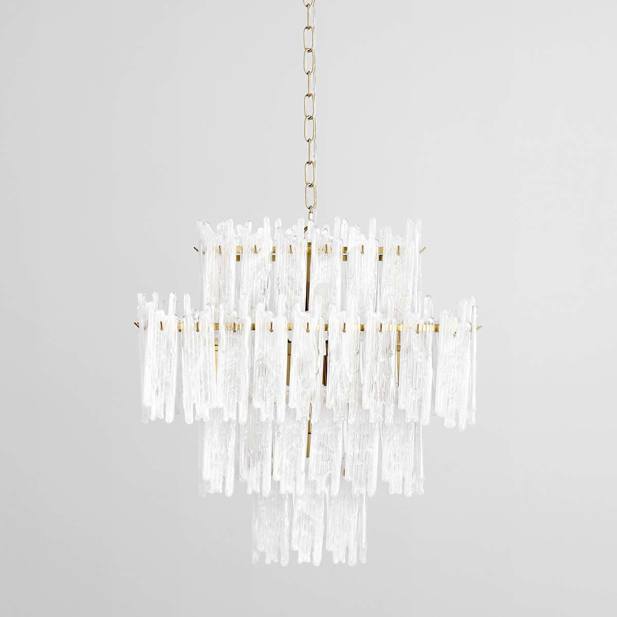 Everly Chandelier - Clear/White