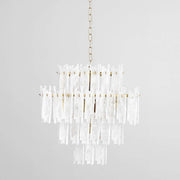 Everly Chandelier - Clear/White