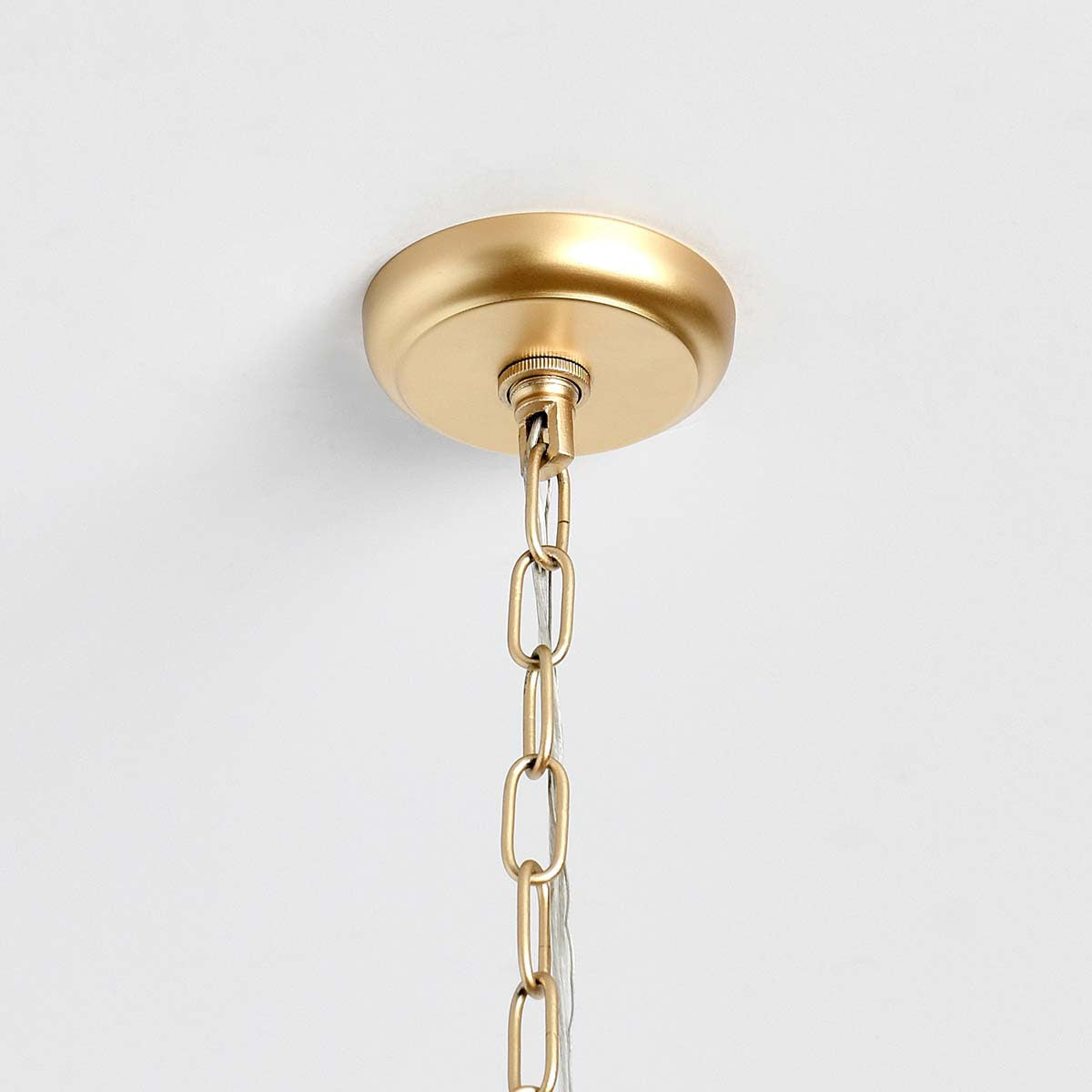 Everly Chandelier - Clear/White
