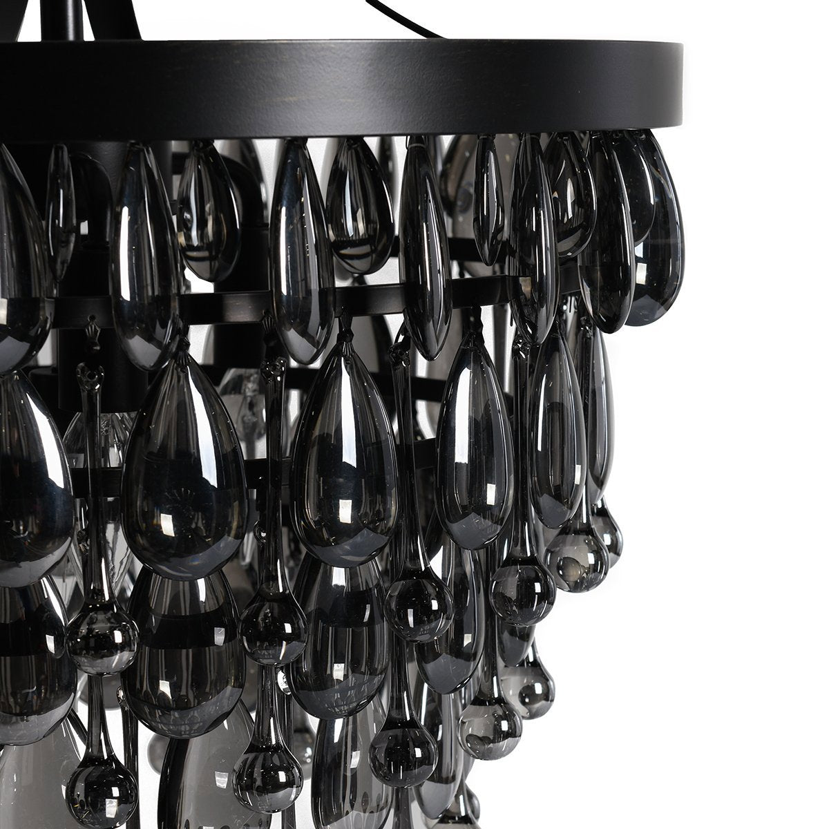 Renata Chandelier - Black - Medium