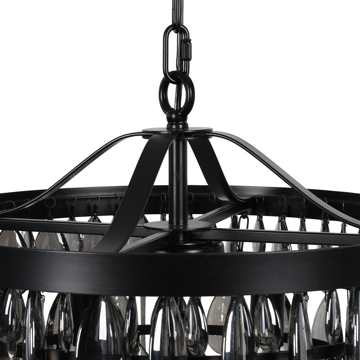 Renata Chandelier - Black - Medium