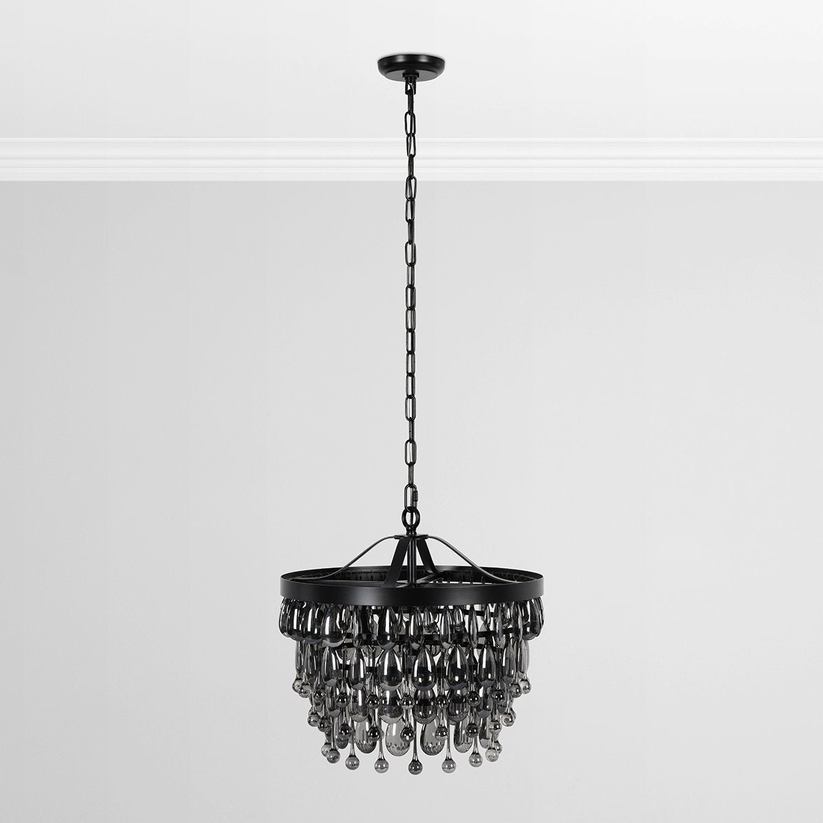 Renata Chandelier - Black - Medium