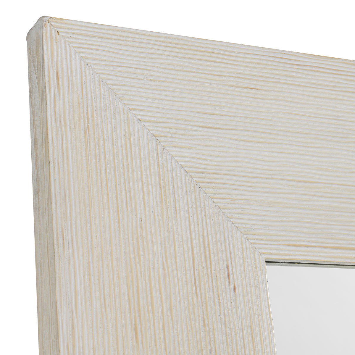 Claire 86" Floor Mirror - White