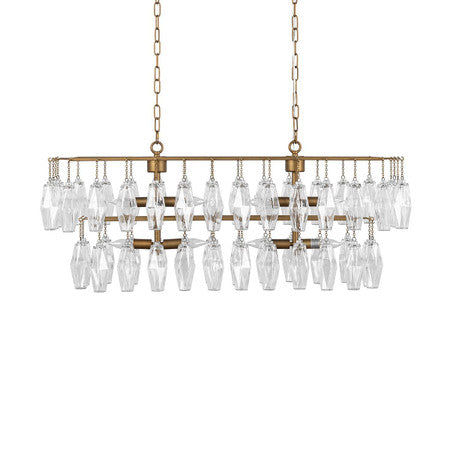 Tressia Glass Round Chandelier