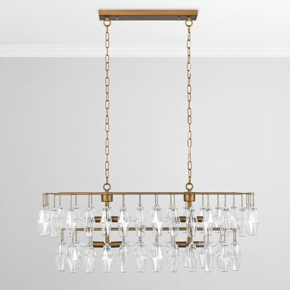 Tressia Glass Round Chandelier