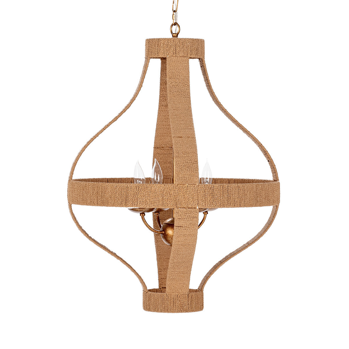 Sarmiento Pendant - Natural/Gold - Large