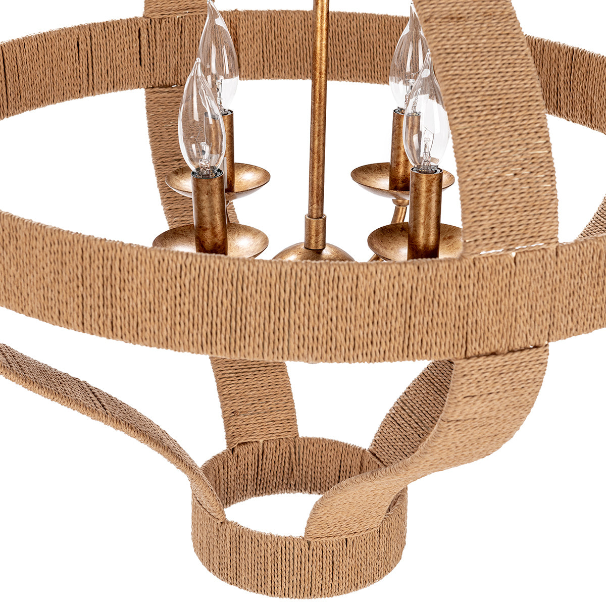 Sarmiento Pendant - Natural/Gold - Large