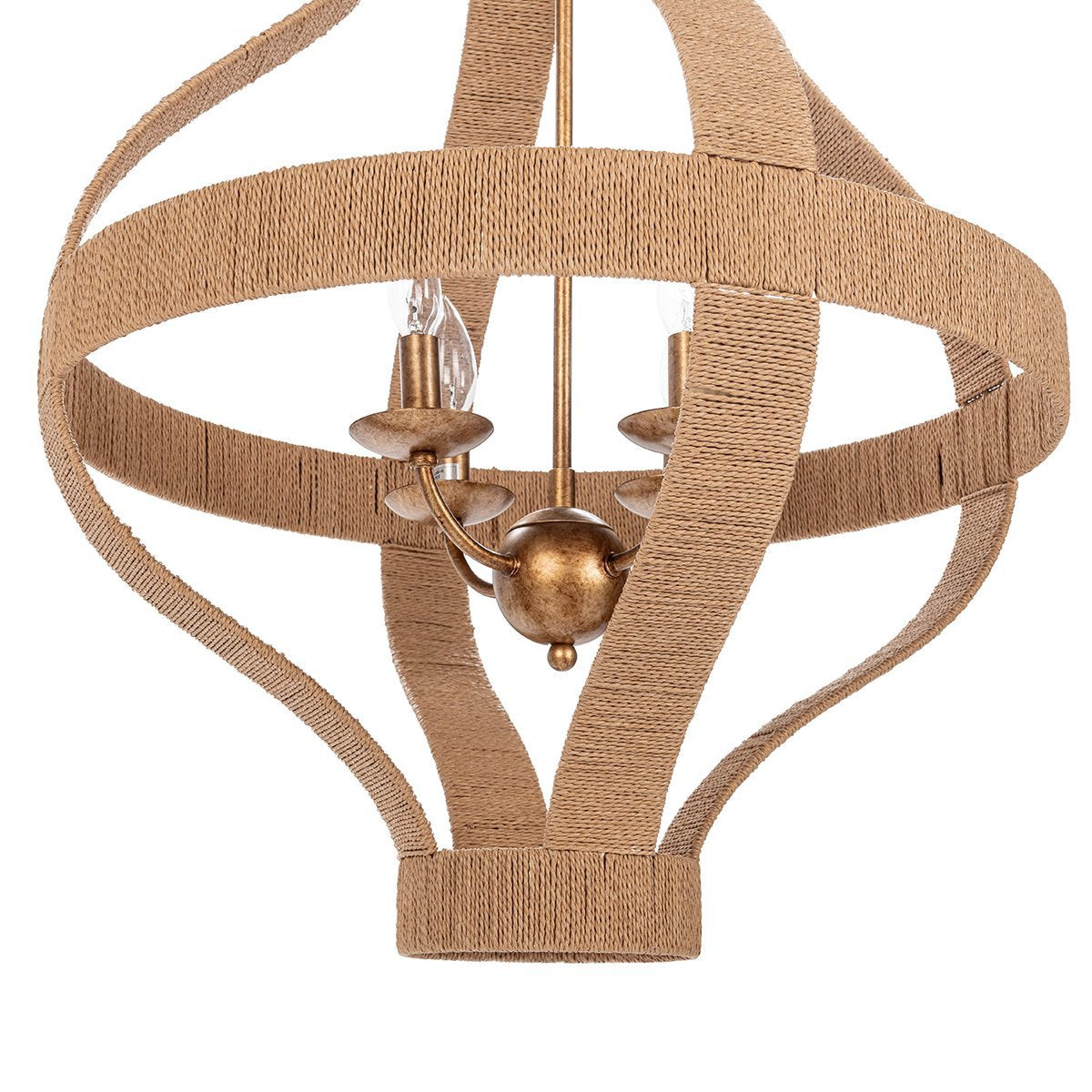 Sarmiento Pendant - Natural/Gold - Large
