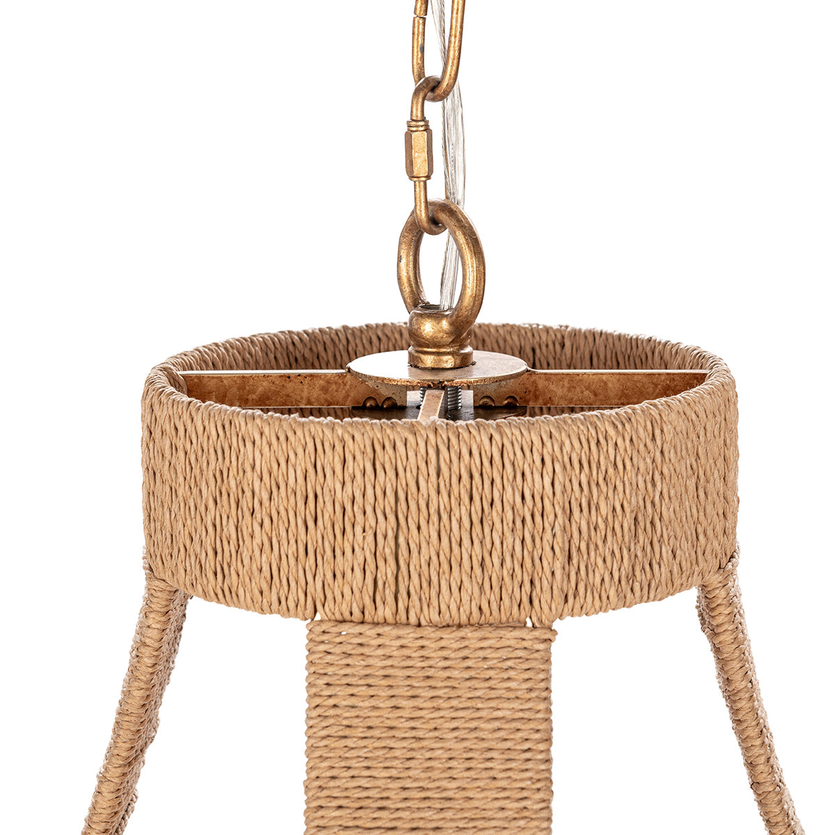 Sarmiento Pendant - Natural/Gold - Large