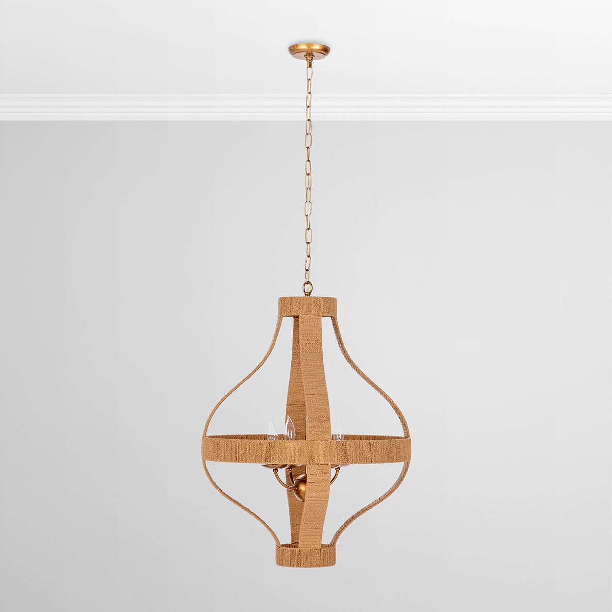 Sarmiento Pendant - Natural/Gold - Large